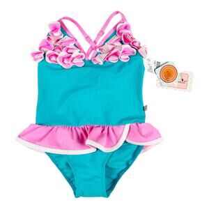 NEW Floatimini Skirted One Piece Ruffle Swimsuit 6